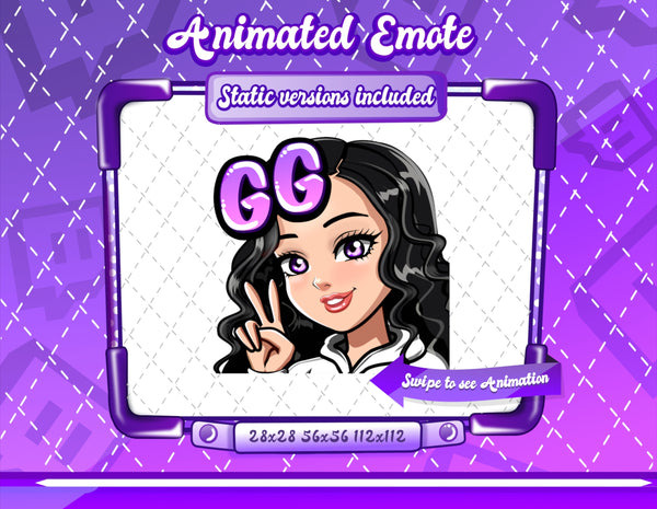 Animated Cartoon Glam emotes V2