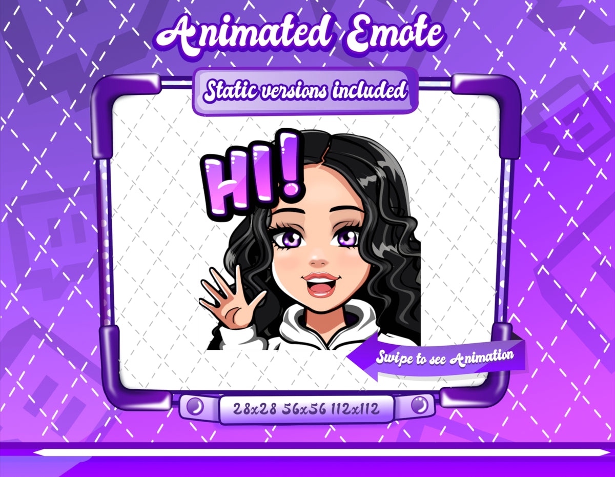 Animated Cartoon Glam emotes V2