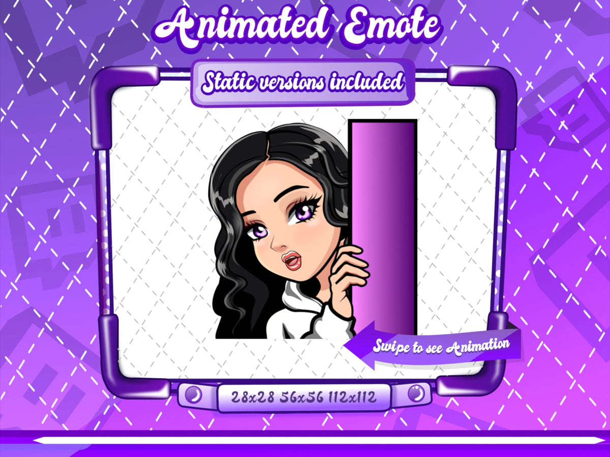 Animated Cartoon Glam emotes V2