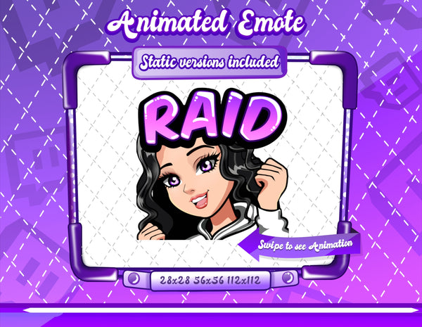 Animated Cartoon Glam emotes V2