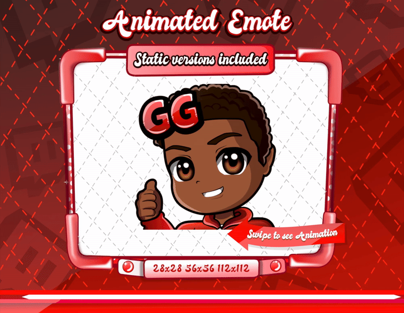 Animated Chibi Guy Emote