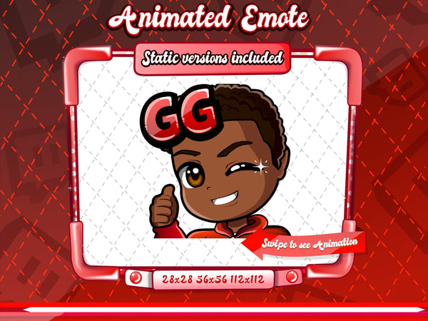Animated Chibi Guy Emote
