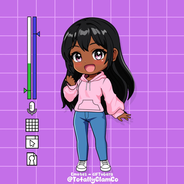 Custom Chibi Girl GIFtuber