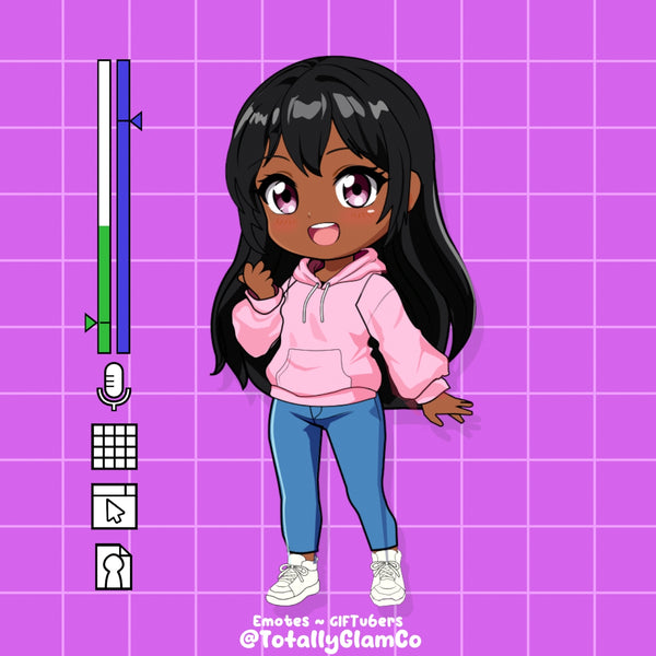 Custom Chibi Girl GIFtuber