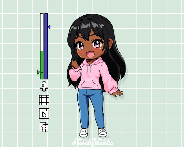Custom Chibi Girl GIFtuber
