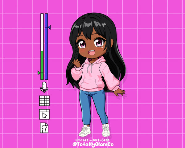 Custom Chibi Girl GIFtuber