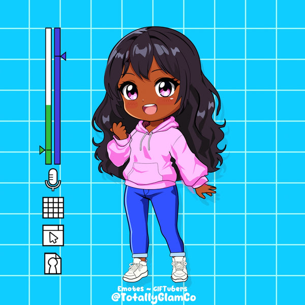 Custom Chibi Girl GIFtuber