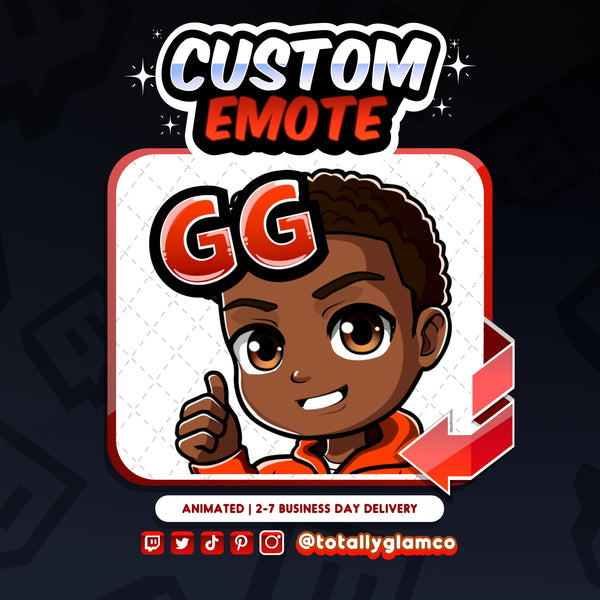 Animated GG YCH Custom Chibi Guy Emote