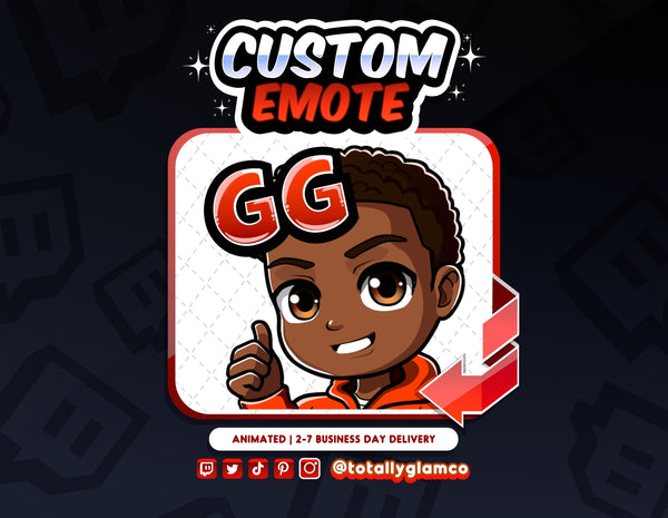 Animated GG YCH Custom Chibi Guy Emote