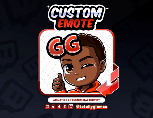 Animated GG YCH Custom Chibi Guy Emote