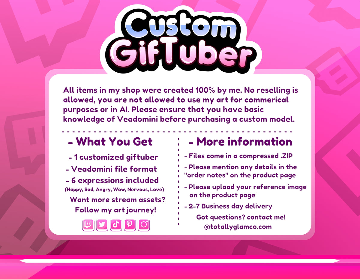 Custom Chibi Girl GIFtuber