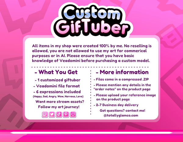 Custom Chibi Girl GIFtuber