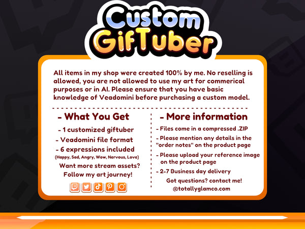 Custom Chibi Guy GIFtuber