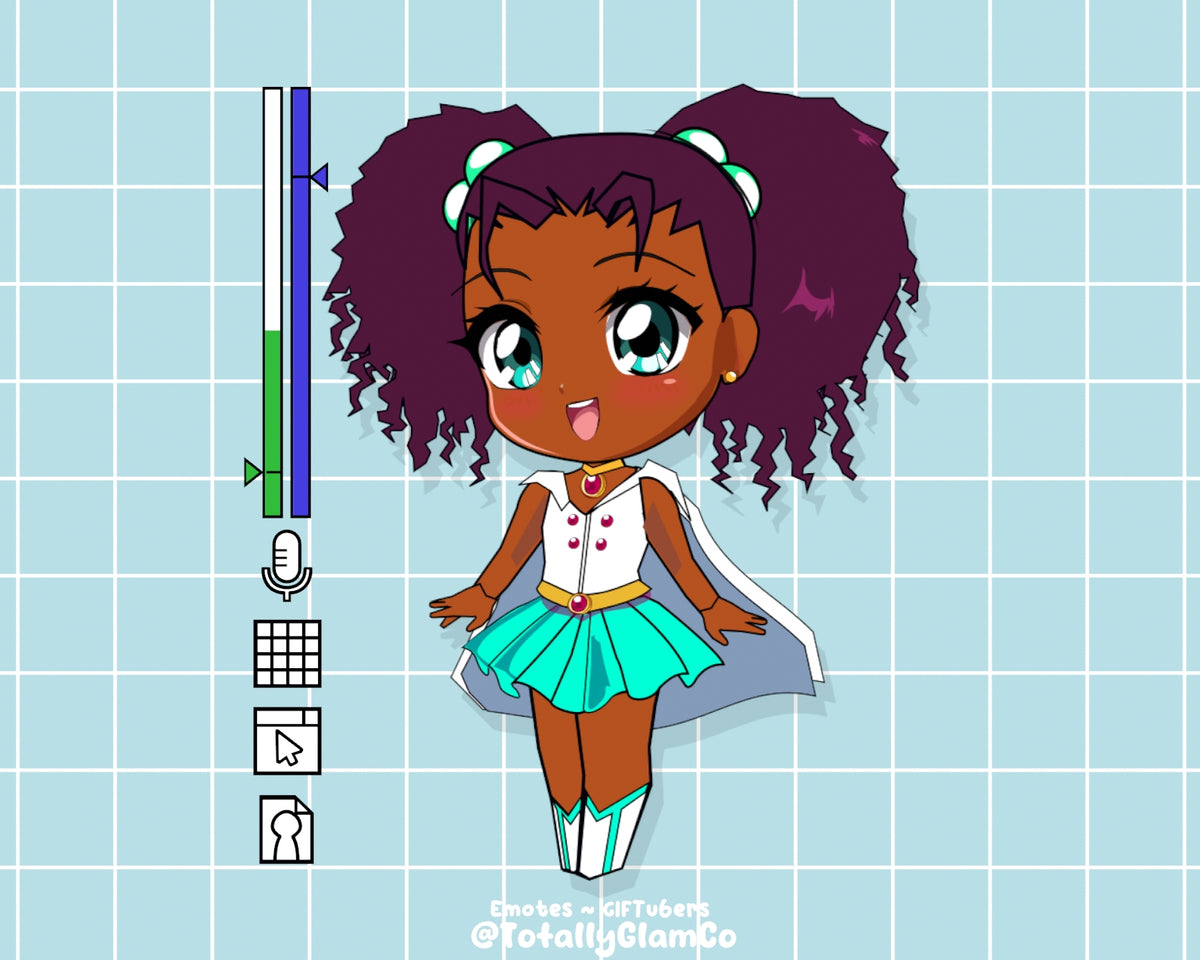 Custom Kawaii Glam GIFtuber