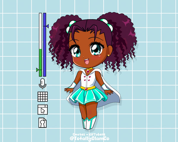 Custom Kawaii Glam GIFtuber