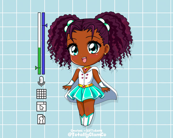 Custom Kawaii Glam GIFtuber