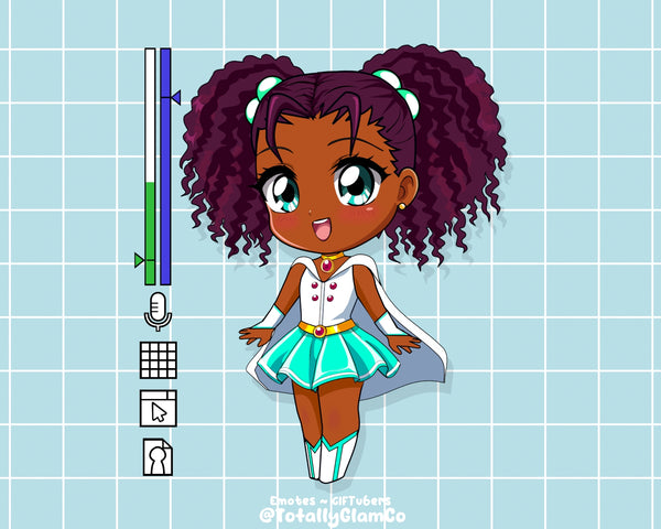 Custom Kawaii Glam GIFtuber