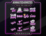 Animated Pink Text Emotes V1