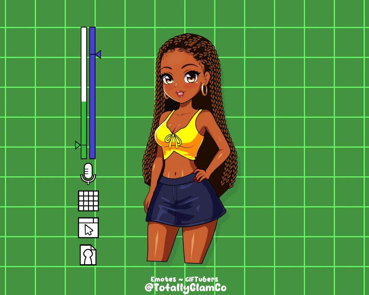 Custom Y2K Glam GIFtuber