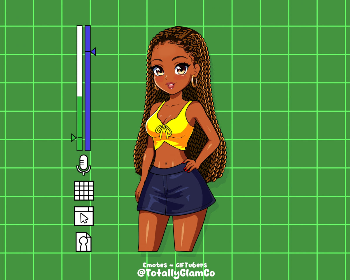 Custom Y2K Glam GIFtuber
