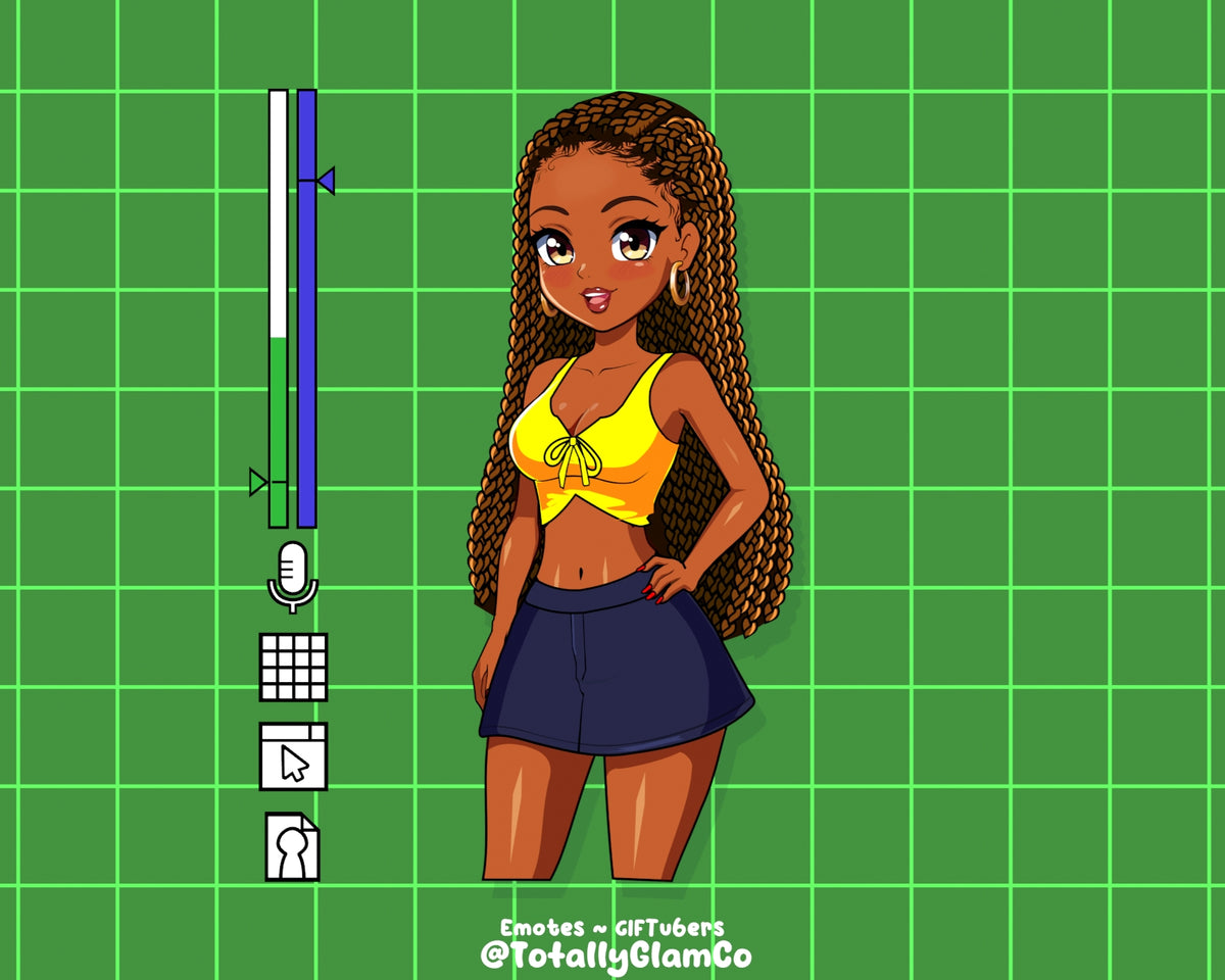 Custom Y2K Glam GIFtuber