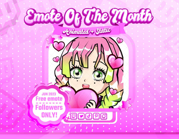 Animated Anime Glam Emote