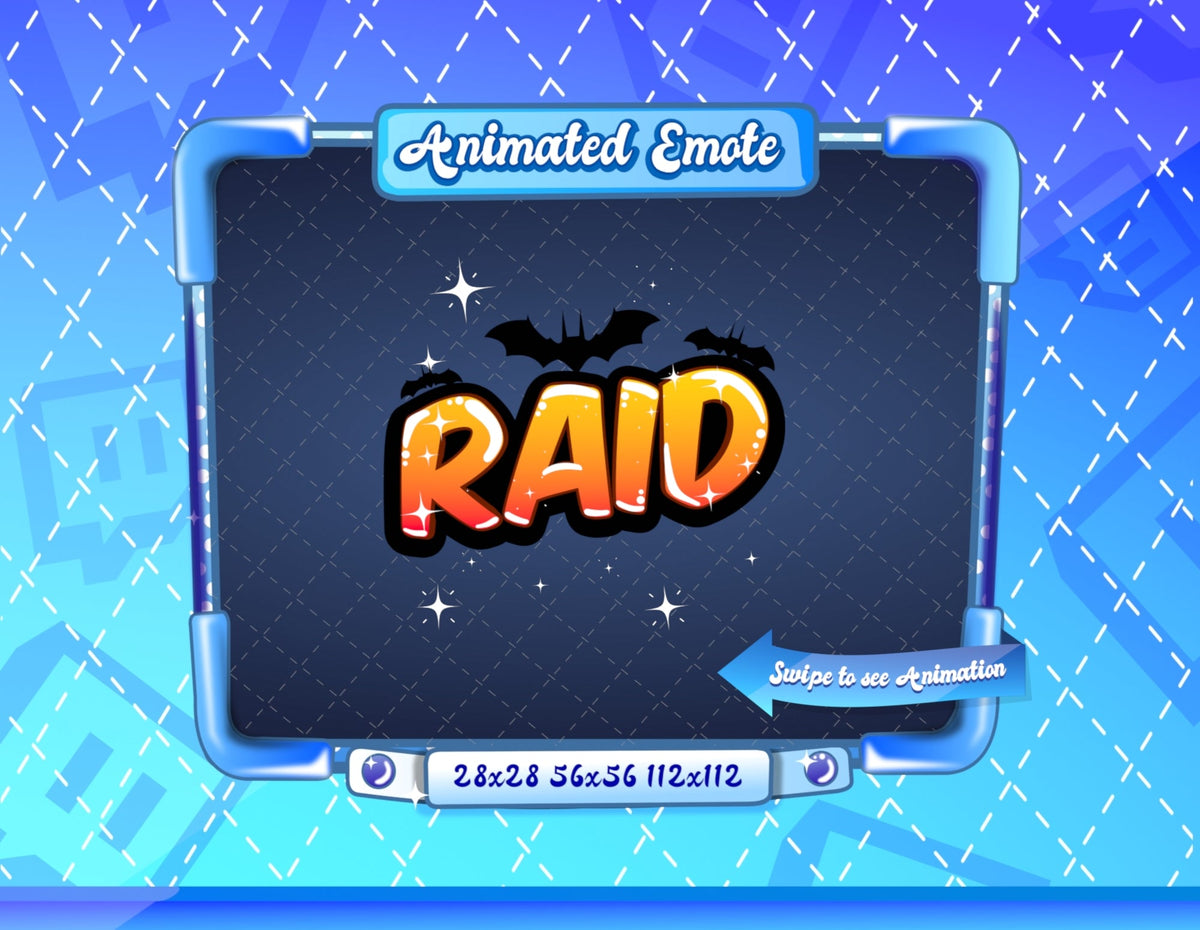 Animated Halloween Raid Emote V1