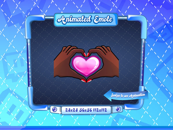 Animated Heart Hands V1