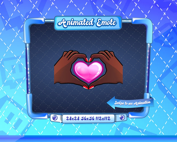 Animated Heart Hands V1