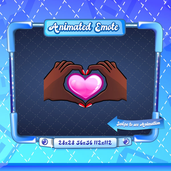 Animated Heart Hands V1