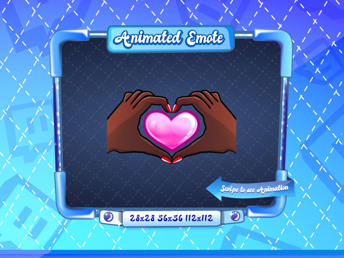 Animated Heart Hands V1