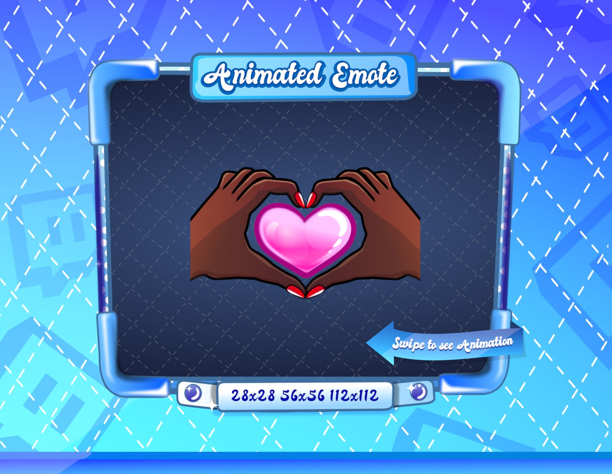 Animated Heart Hands V1