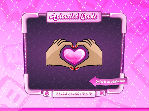 Animated Heart Hands V2