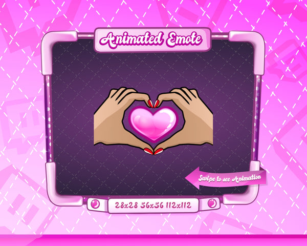 Animated Heart Hands V2