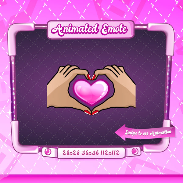 Animated Heart Hands V2