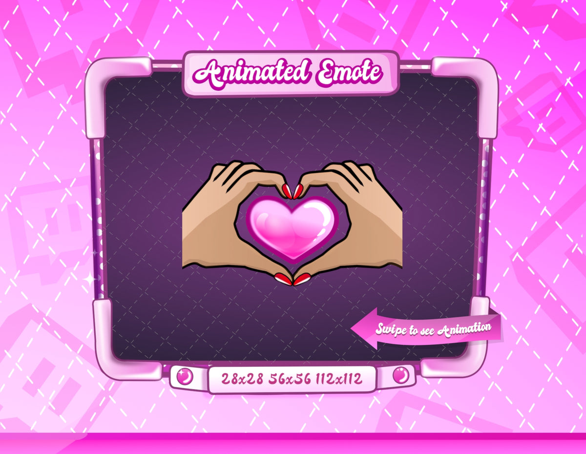 Animated Heart Hands V2