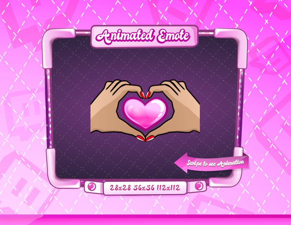 Animated Heart Hands V2