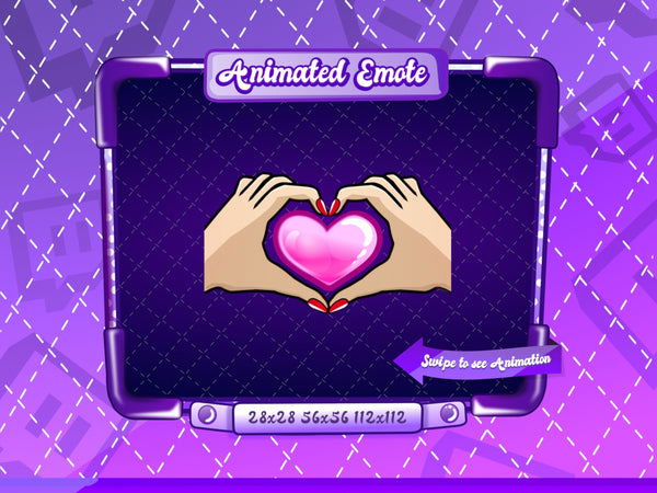 Animated Heart Hands V3