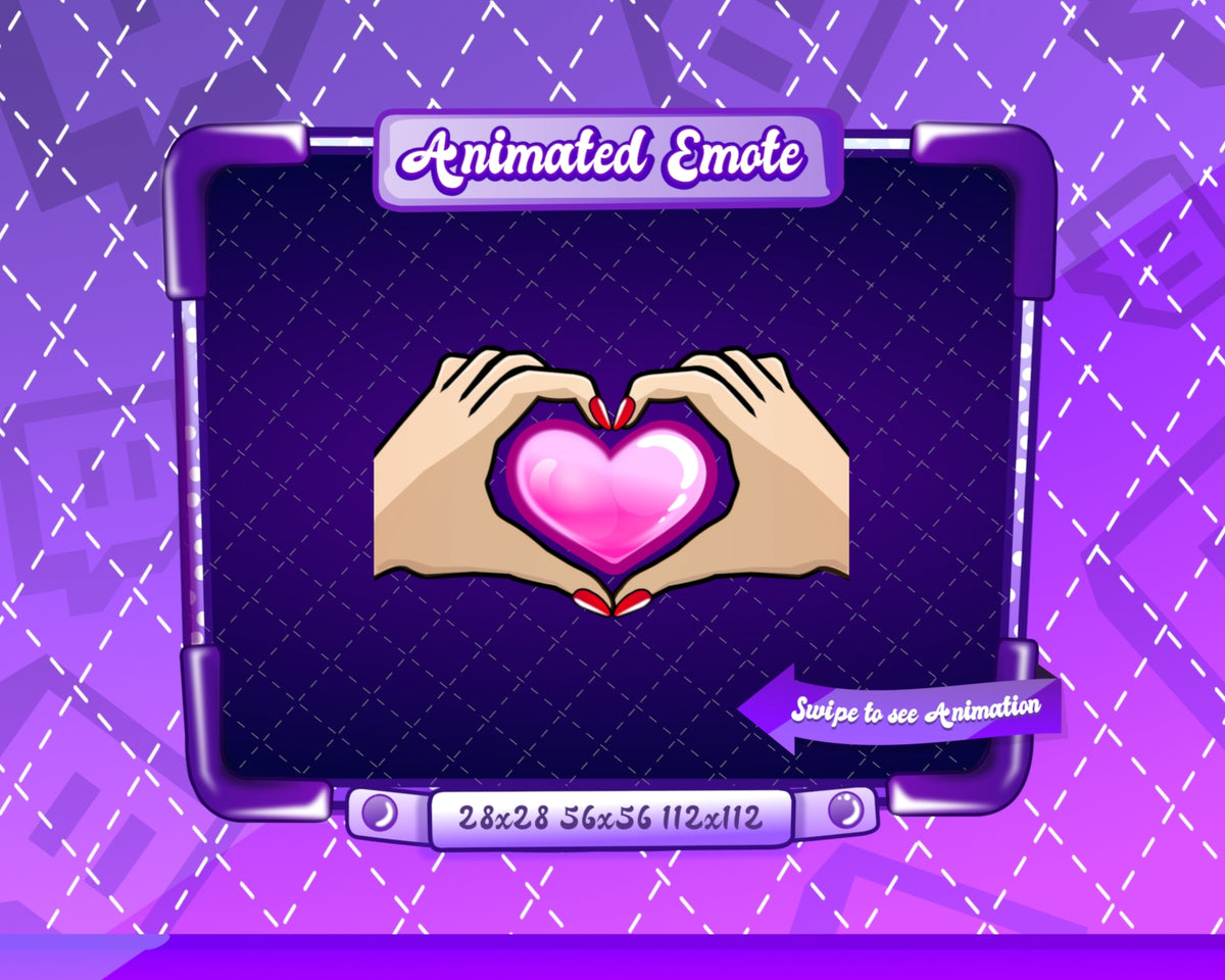 Animated Heart Hands V3