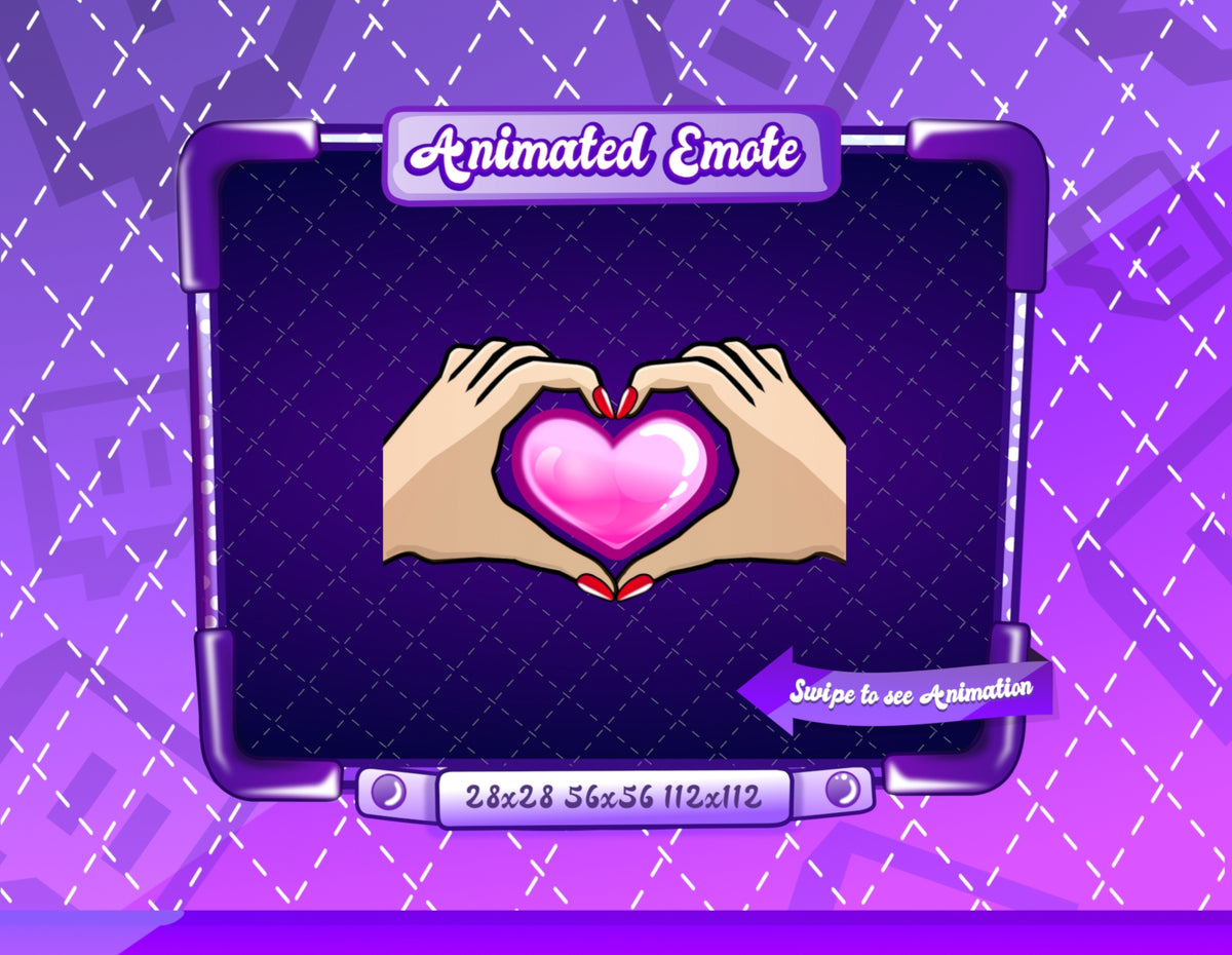 Animated Heart Hands V3