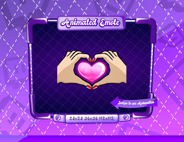 Animated Heart Hands V3