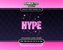 Animated Hype Text Emote V9