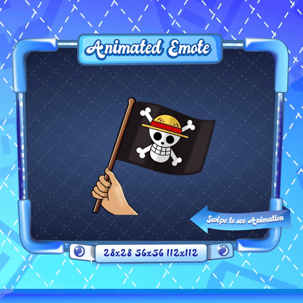 Animated Jolly Roger Emote