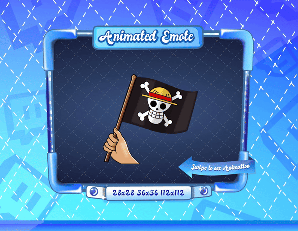 Animated Jolly Roger Emote