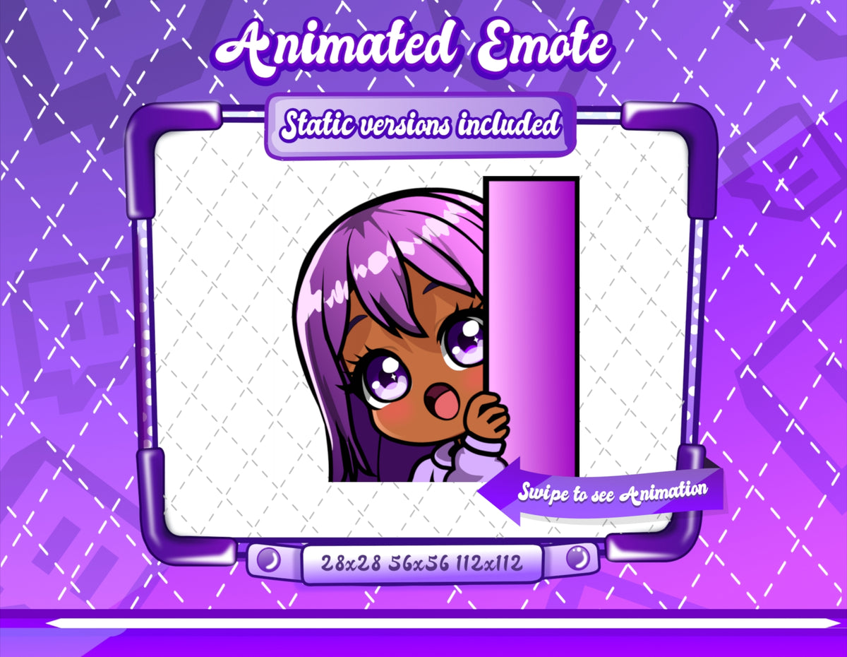 Animated Kawaii Glam Emotes