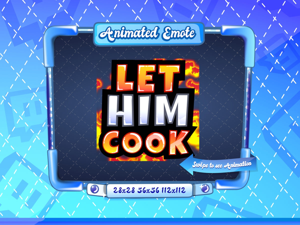 Animated Let Him Cook Emote