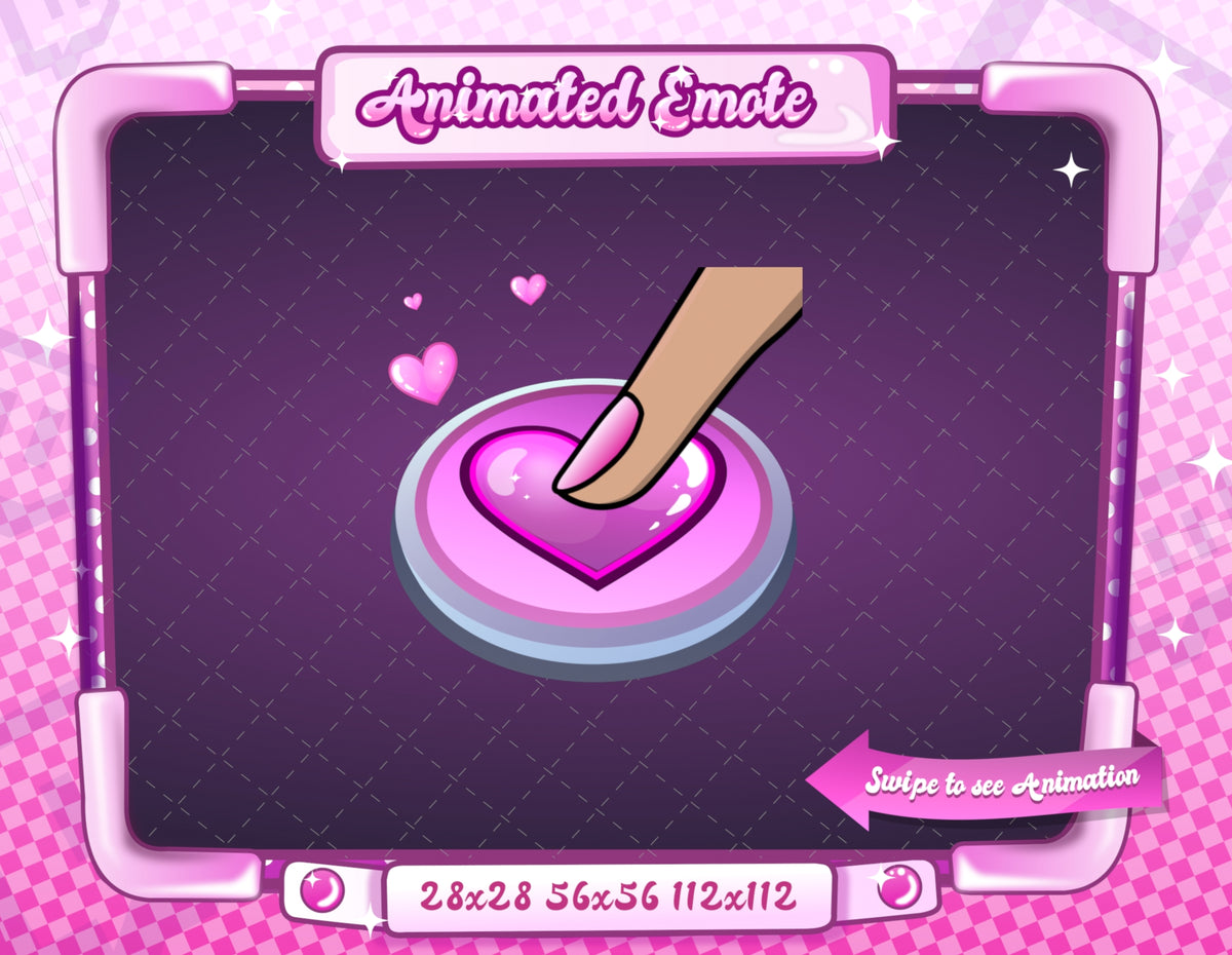 Animated Love Button Emote V1