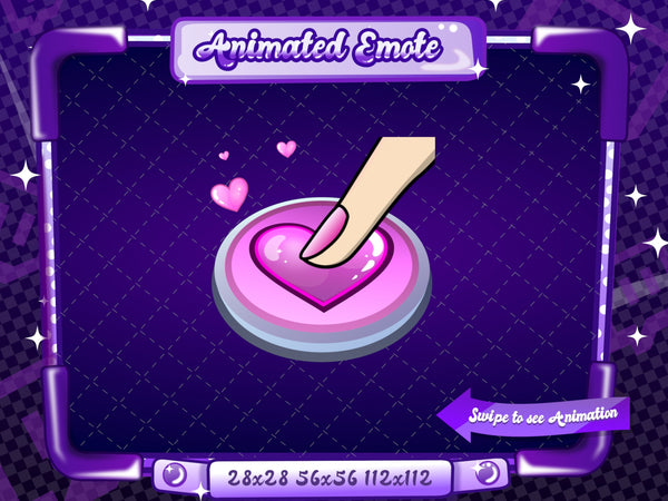 Animated Love Button Emote V3