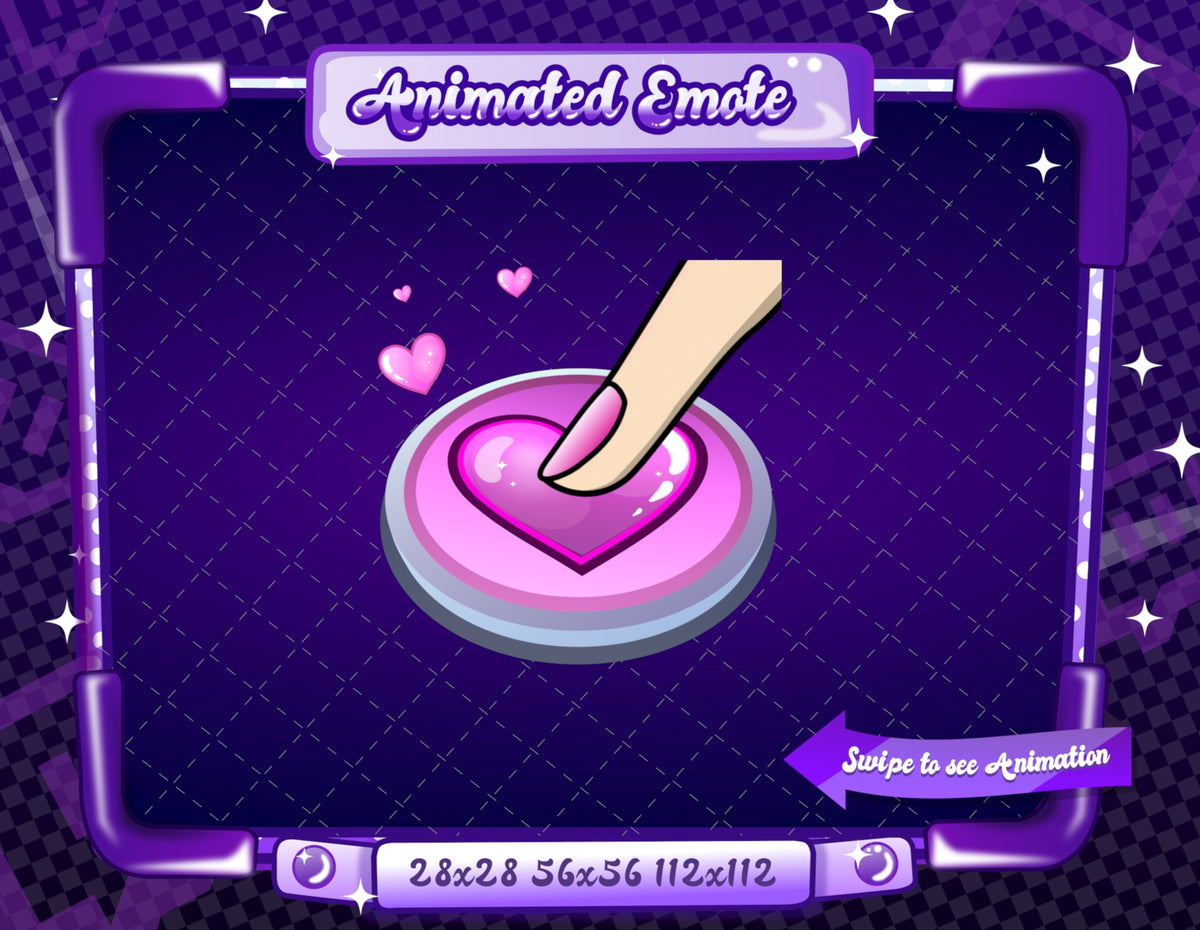 Animated Love Button Emote V3