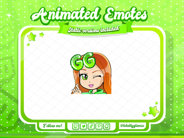 Animated Orange Hair Emotes V1